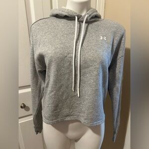Under Armour Women's Light Gray Hoodie, Size M